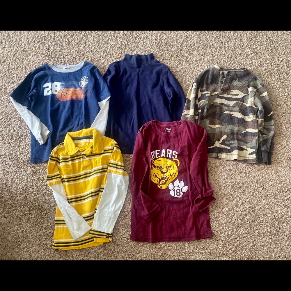 Boys Size Small Long Sleeve Lot